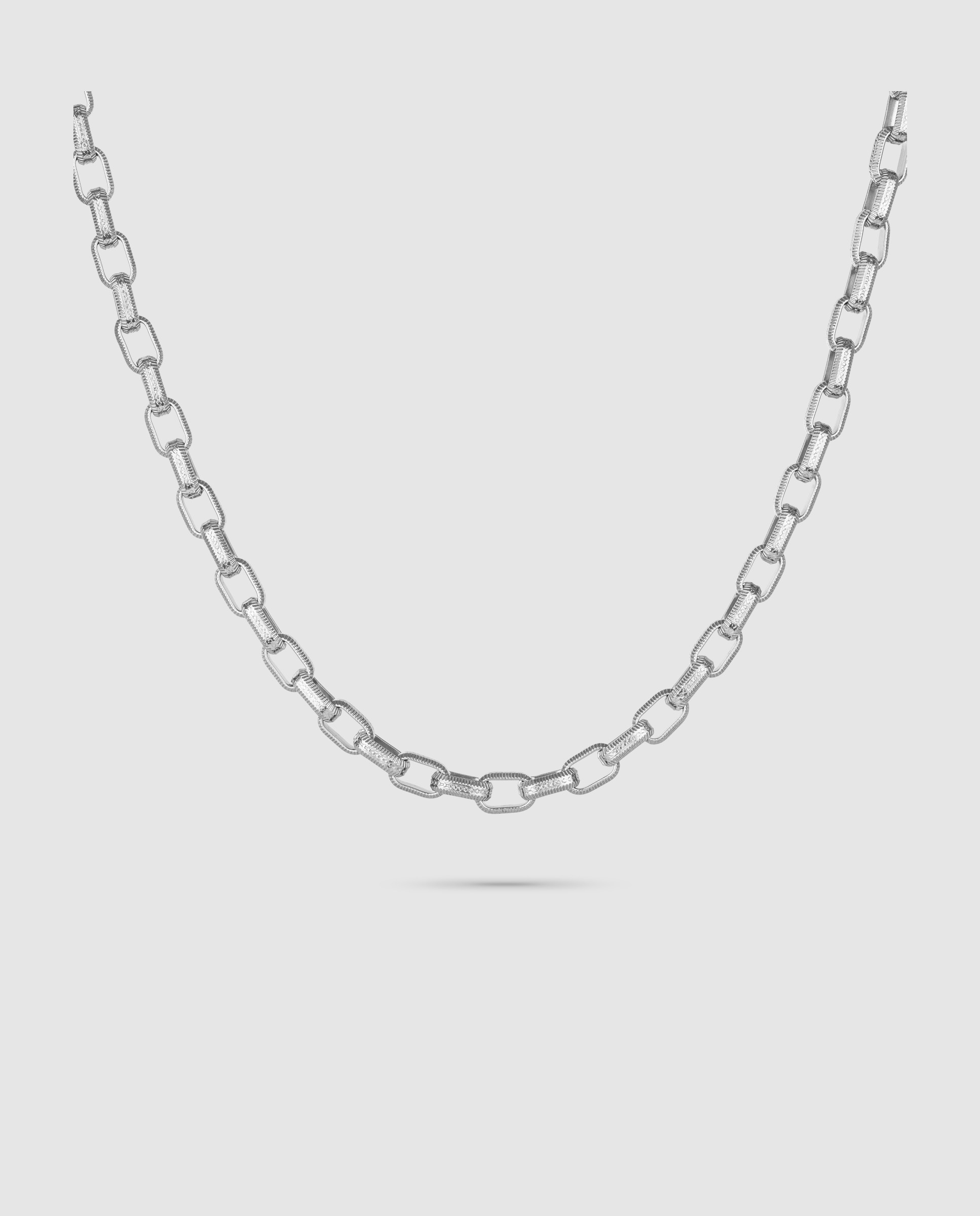 Imagem 0 de Colar Silver Route de Aço Prateado