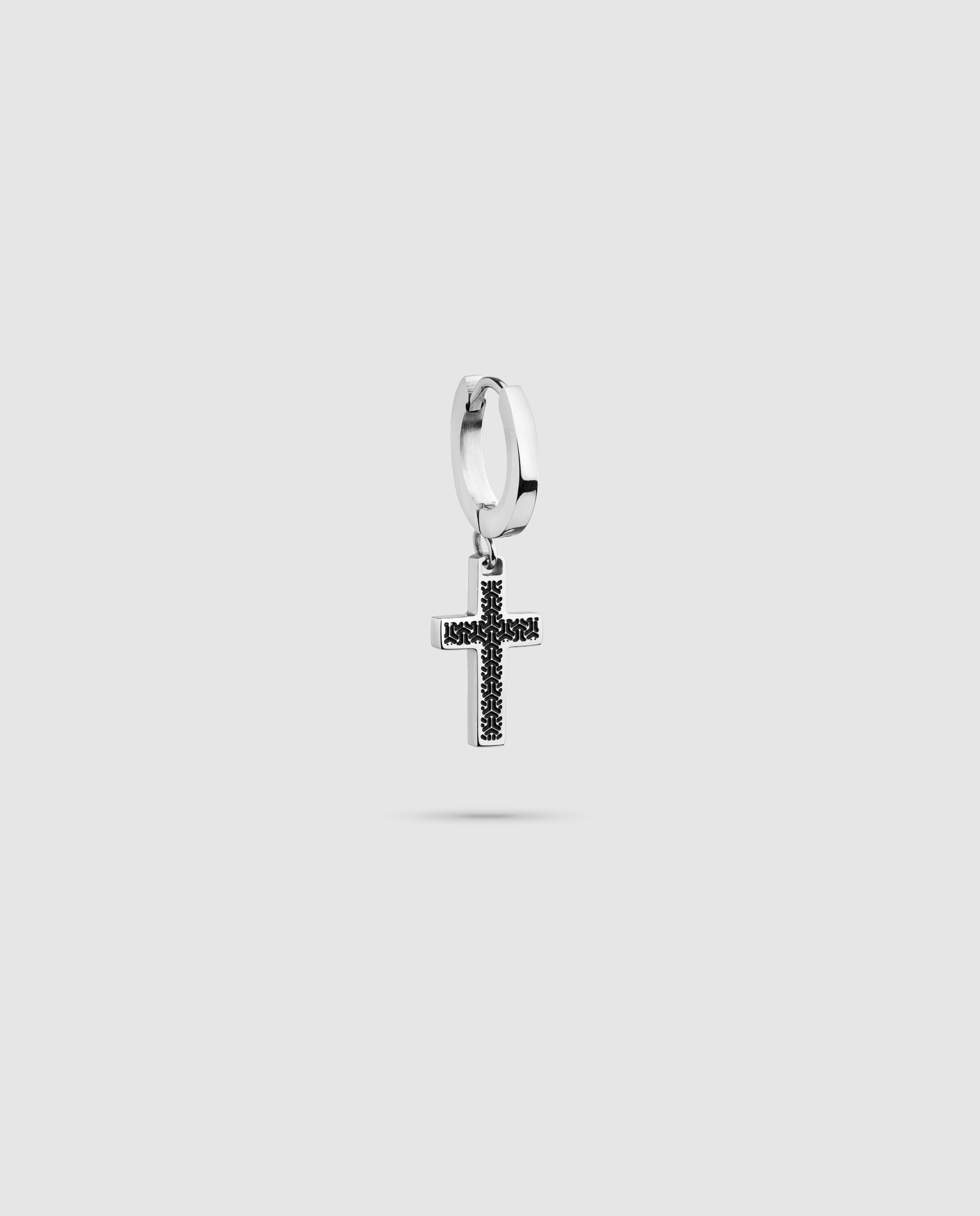 Imagem 0 de Brincos Steel Creed de Aço Prateado
