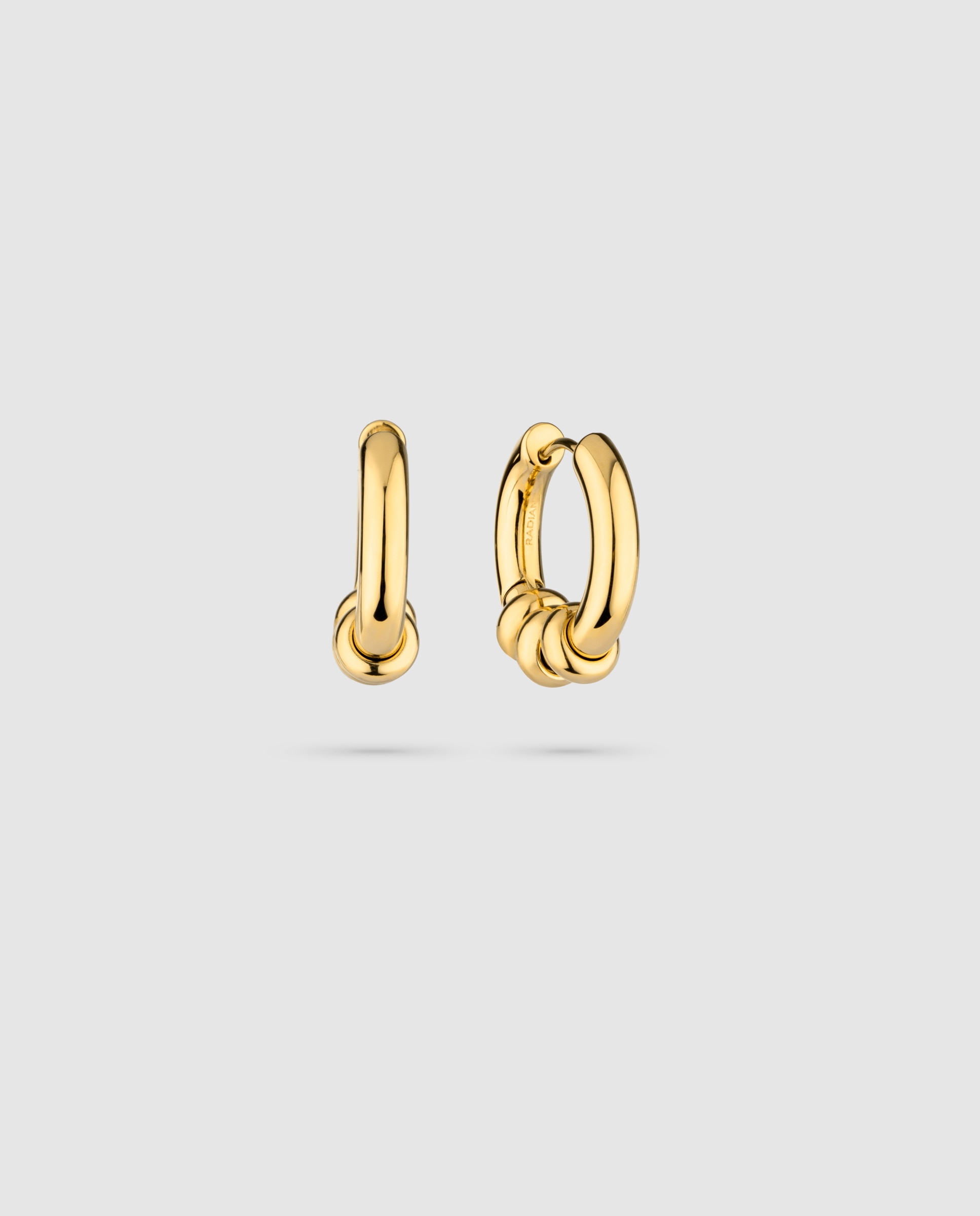 Imagem 0 de Brincos Chains And Knots de Aço Dourado