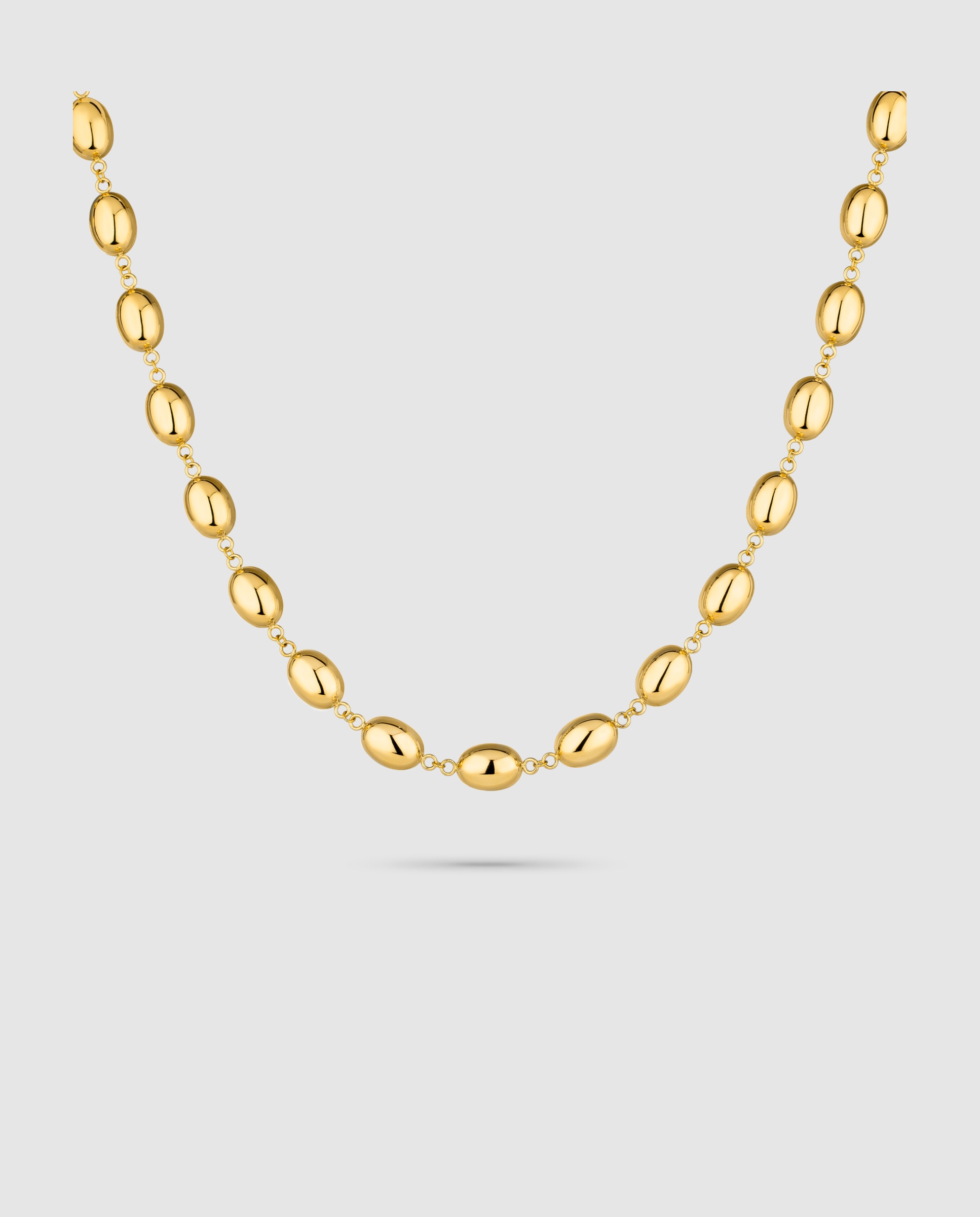 Imagem 0 de Colar Chains And Soulmate de Aço em Dourado