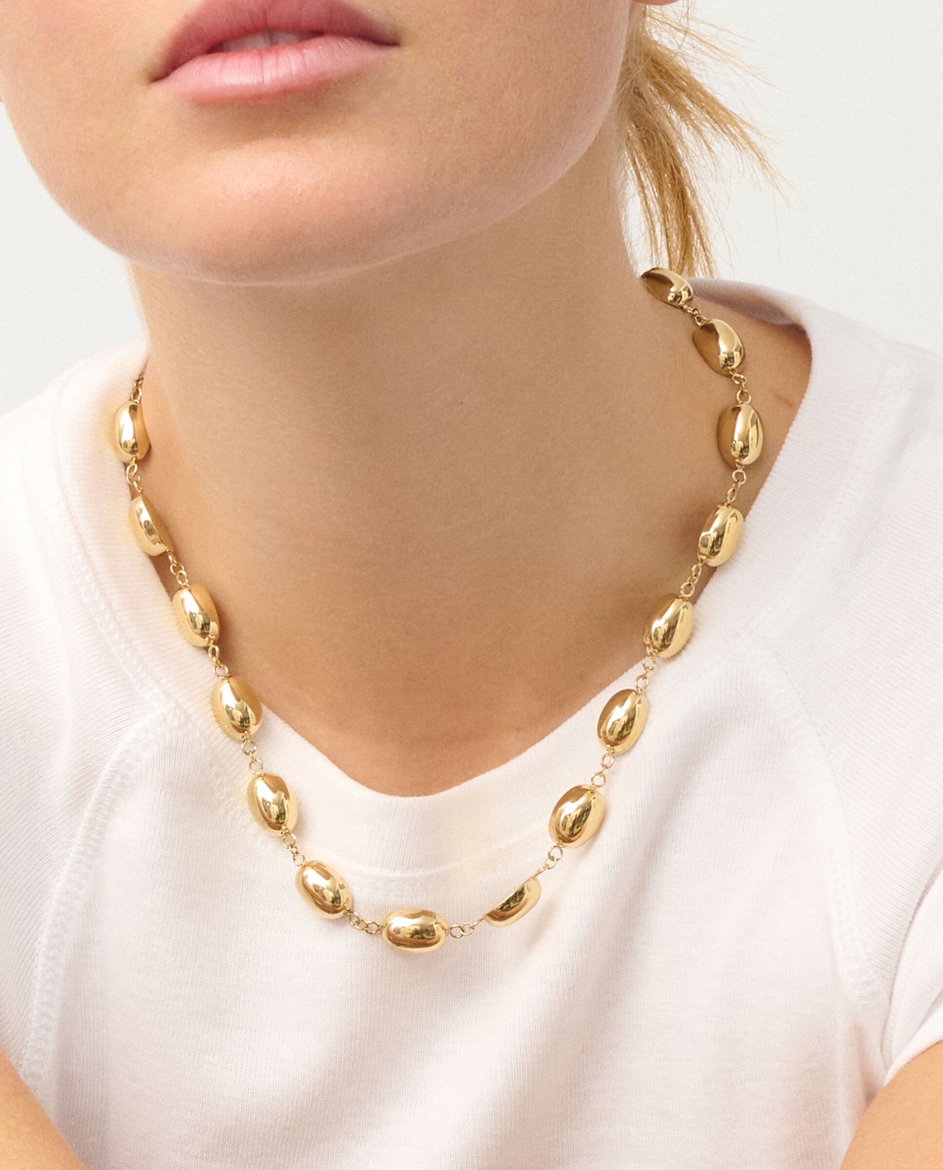Colar Chains And Soulmate de Aço em Dourado Ouro-2