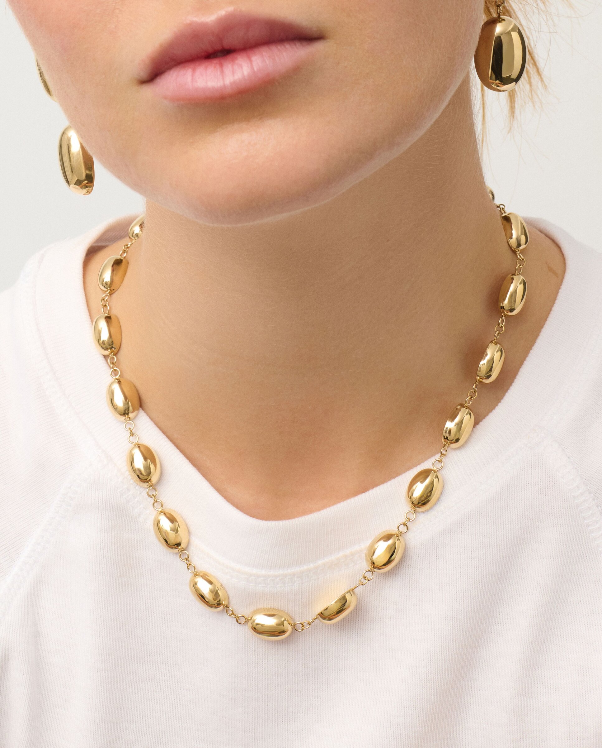 Colar Chains And Soulmate de Aço em Dourado Ouro-3