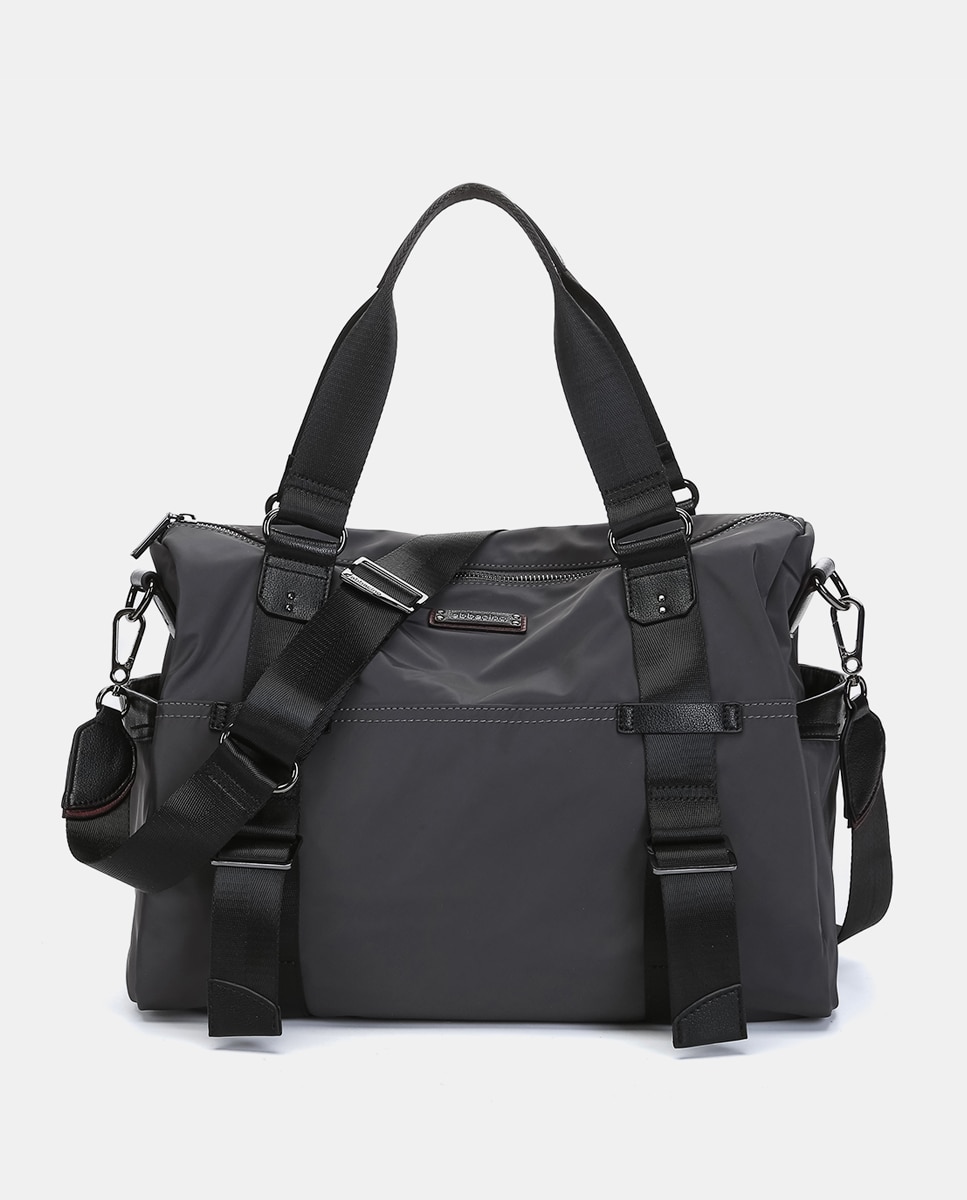 Mala Shopper Freedom em Materiais Reciclados Cinzento-1