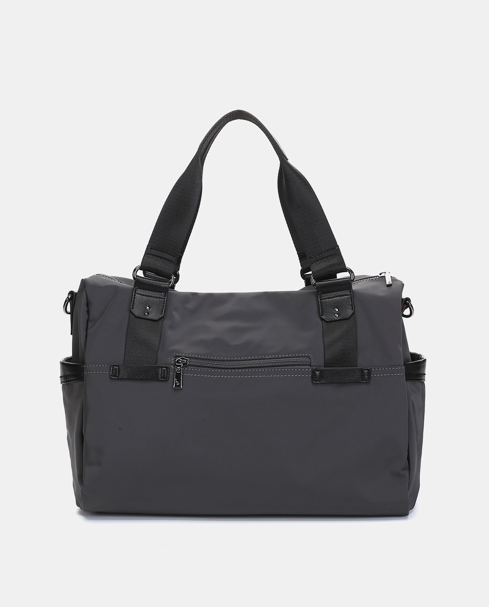 Mala Shopper Freedom em Materiais Reciclados Cinzento-3