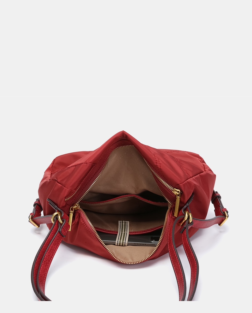 Mala de Ombro Multiposições Freedom em Materiais Reciclados Vermelho-6