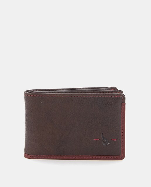 Imagem 0 de Carteira Pequena de Pele com Proteção Rfid