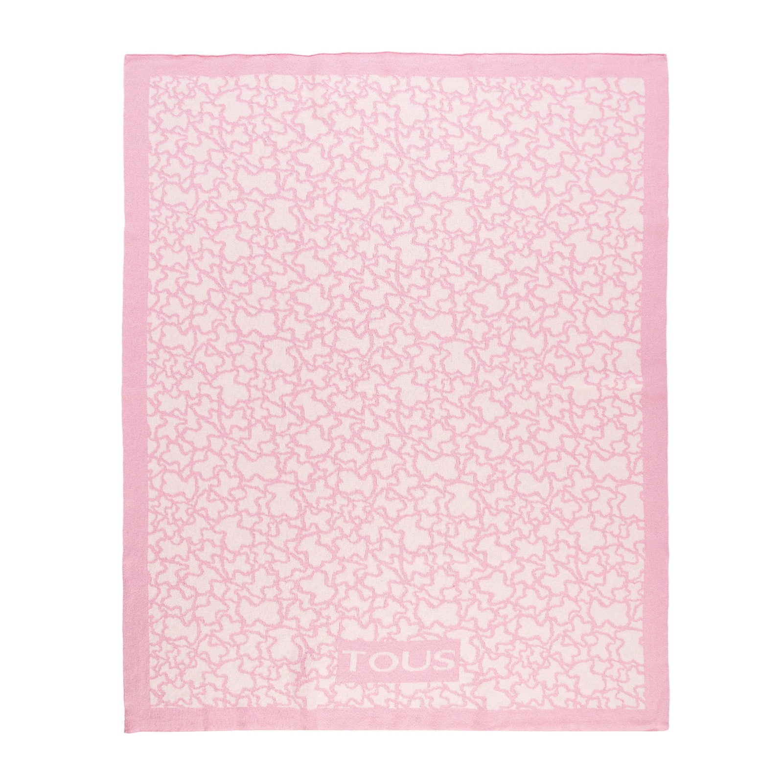 Manta Reversível Tous Baby Kaos Rosa-3