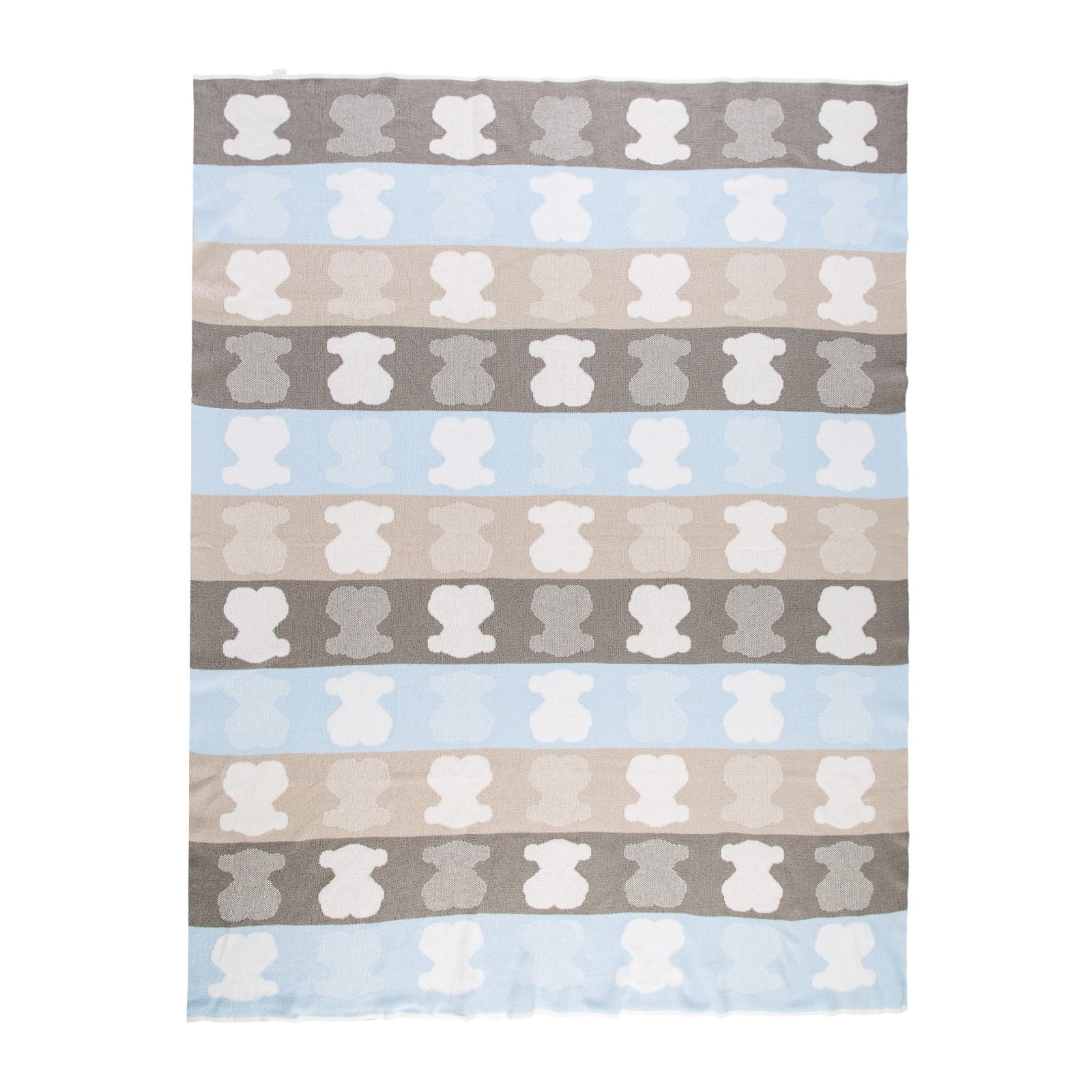Manta Reversível para Mini Berço ou Berço (78x104) Tous Baby Nilo-501 Azul-3