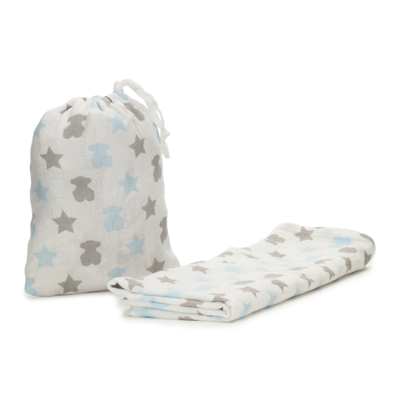 Imagem 0 de Musselina com saco gaze Tous Baby Azul Celeste