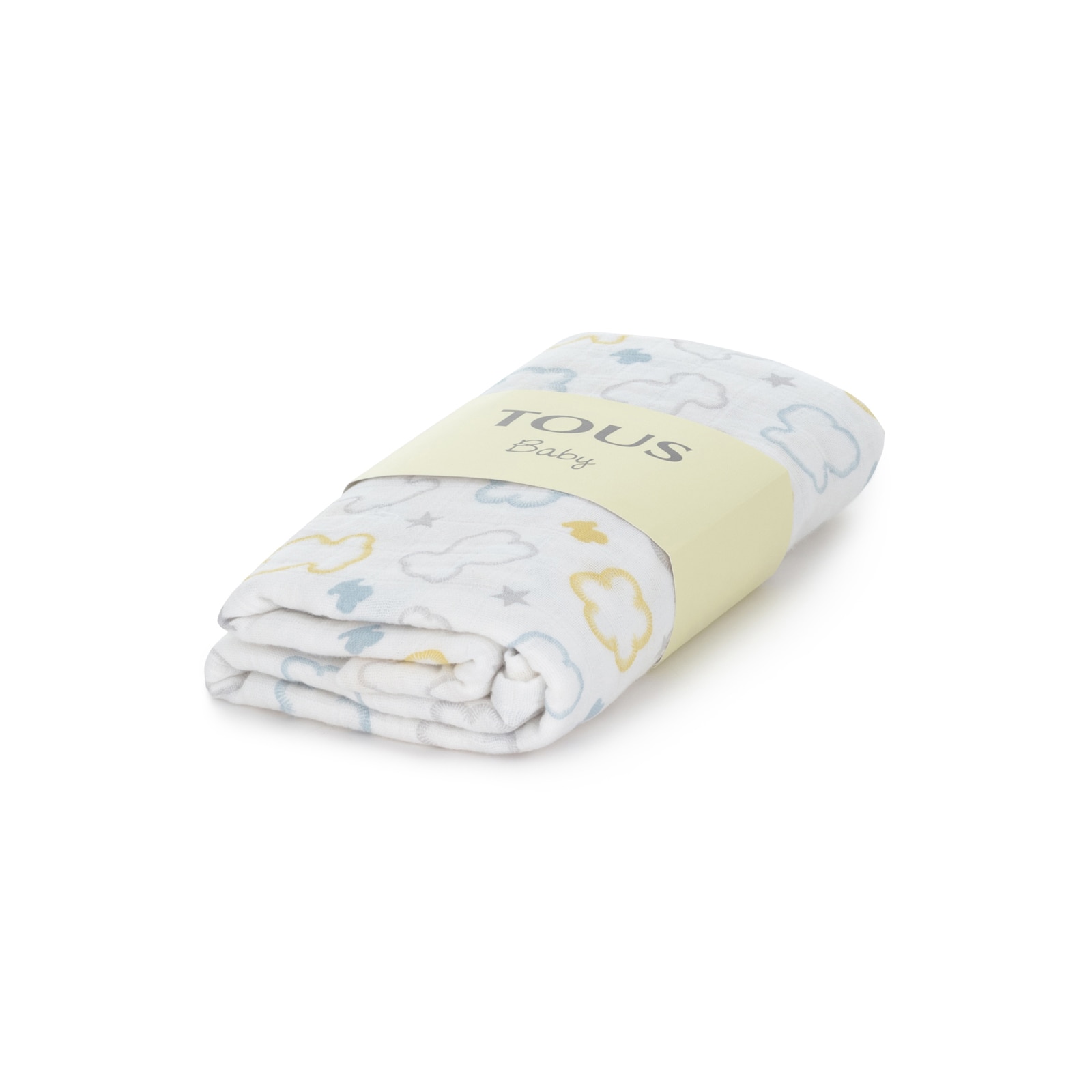Musselina com Ursos e Flores Tous Baby Cor-de-Rosa Amarelo-1