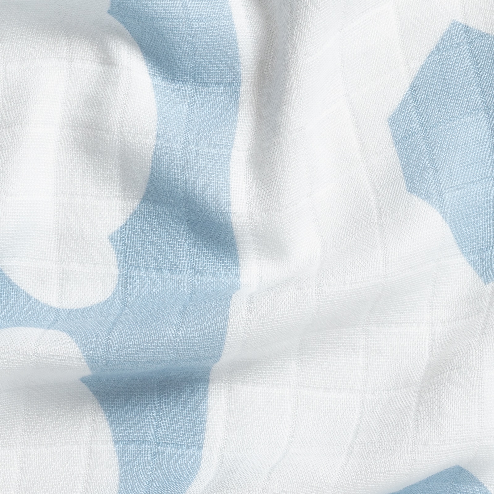 Muselina de Algodão 98x118 Cm Tous Baby com Franjas Urso Azul-claro-2