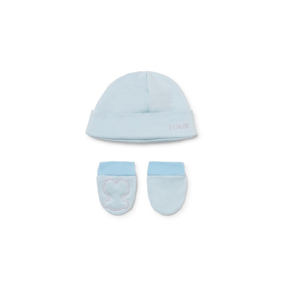 Imagem 0 de Conjunto de bebé para menino recém-nascido, de algodão bordado em prateado