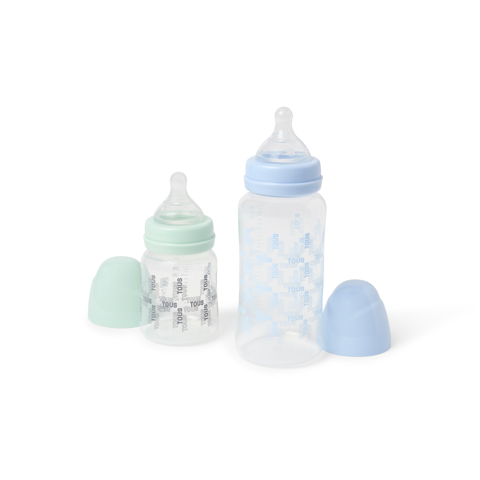 Pack Biberões Tous Baby com Logo Tous de 0-6 M (2 Unidades) Azul-claro-2