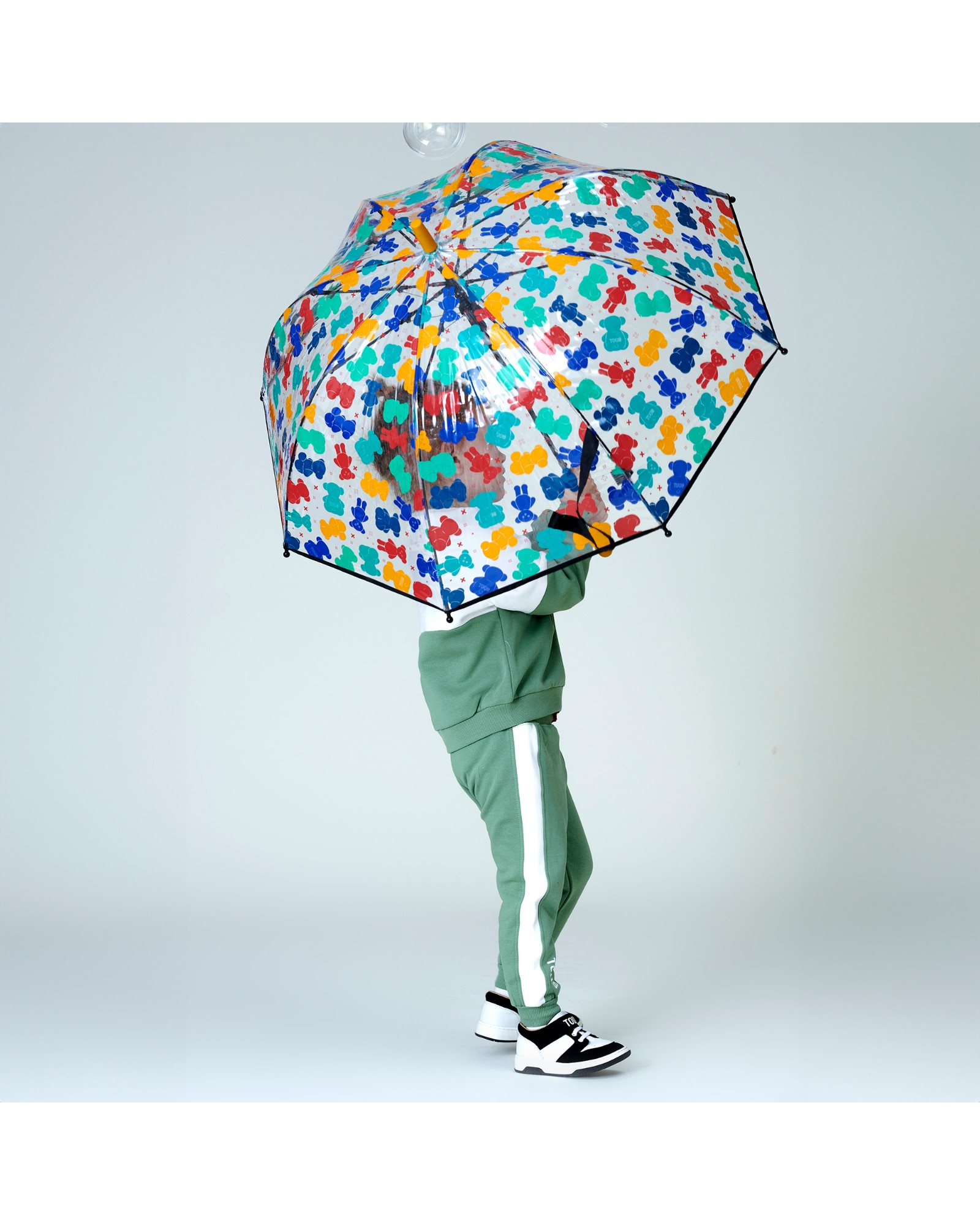 Guarda-chuva Transparente com Ursos Multicolor Tous Multicolor-3