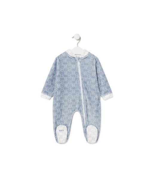 Babygrow de bebé para menino com fecho-éclair com multi-Ursos