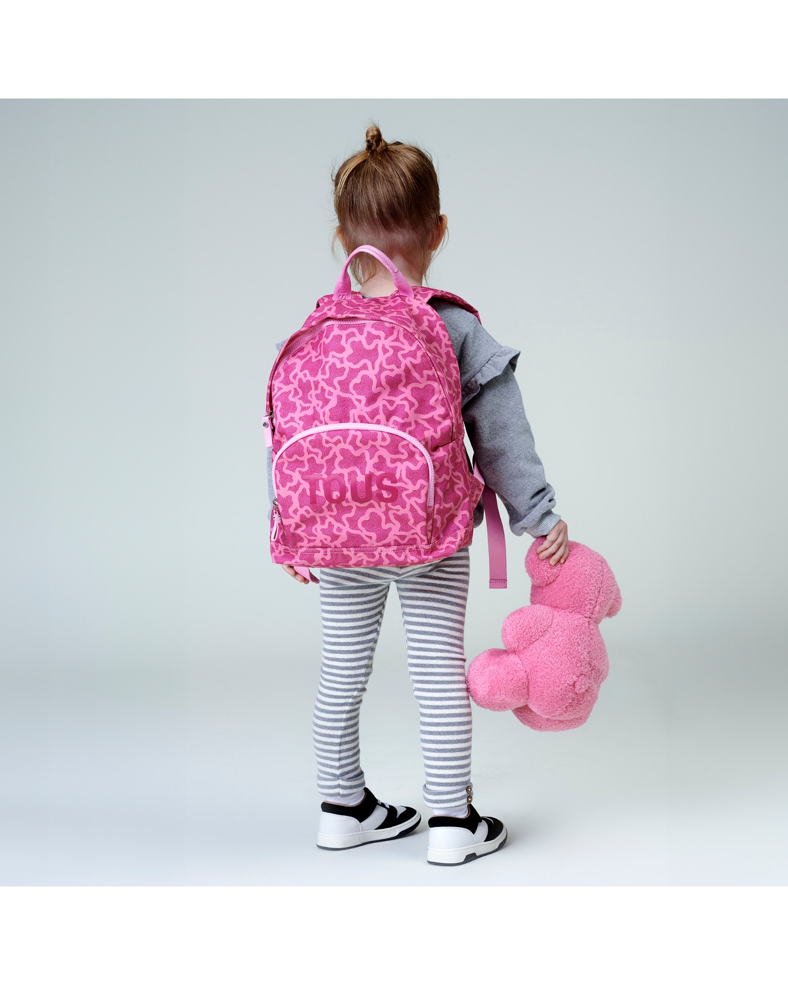 Mochila Infantil Escolar Estampada Kaos Rosa-4