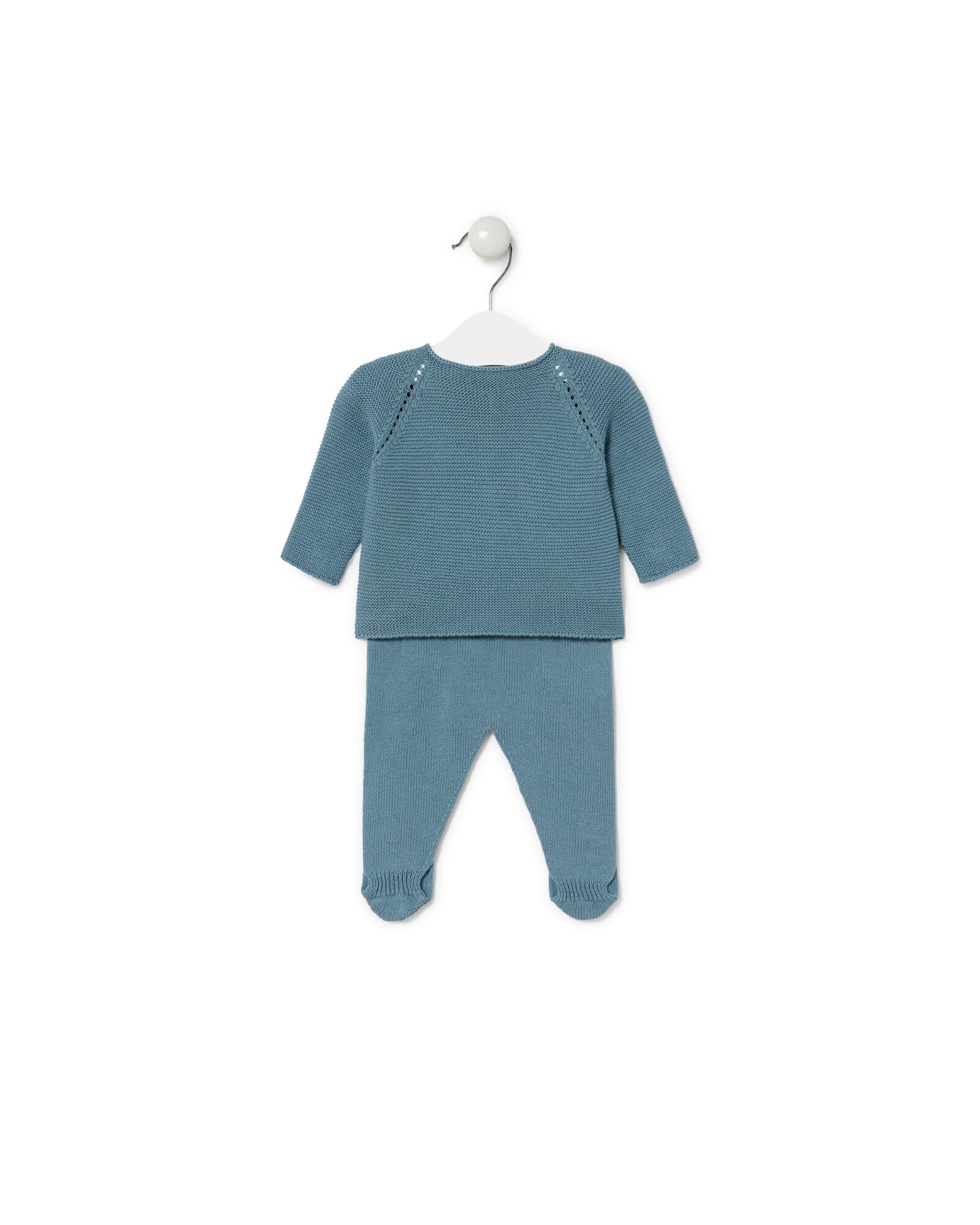 Conjunto de Malha para Bebé com Camisola e Polaina Tous Azul-2