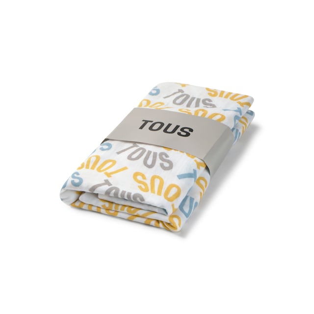 Imagem 0 de Muselina de Algodão 98x118 Cm Tous Baby com Logo Tous