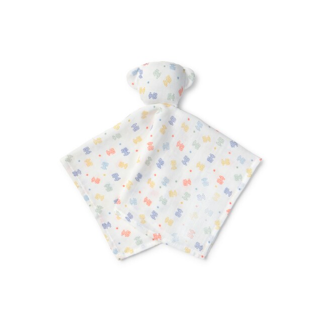 Imagem 0 de Doudou Tous Baby de Muselina Estampada com Ursos