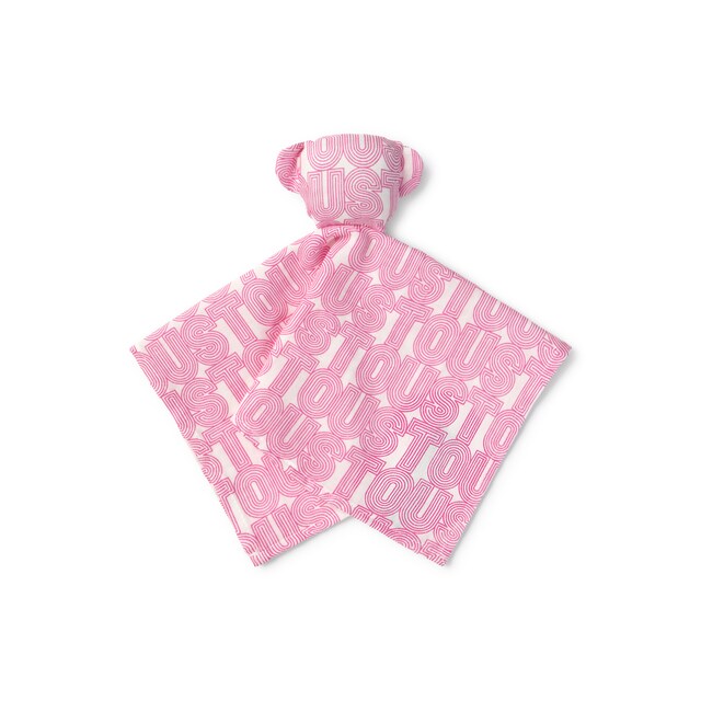 Imagem 0 de Doudou Tous Baby de Muselina Estampada com Logo Tous