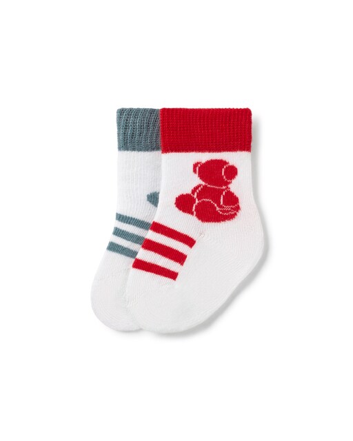 Imagem 0 de Pack de 2 Pares de Meias para Bebé com Bold Bear