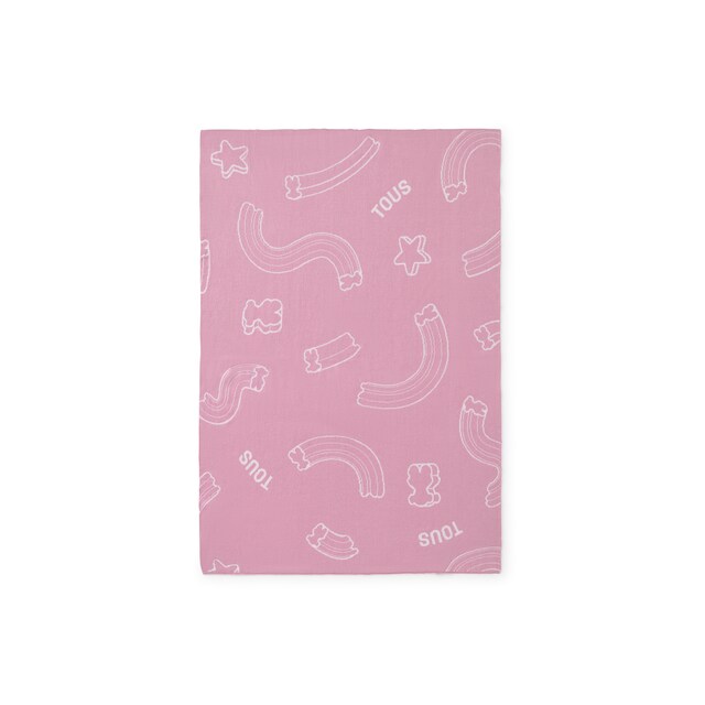 Imagem 0 de Manta para Mini Berço ou Berço 78x104 Cm Tous Baby com Ursos Arco-íris