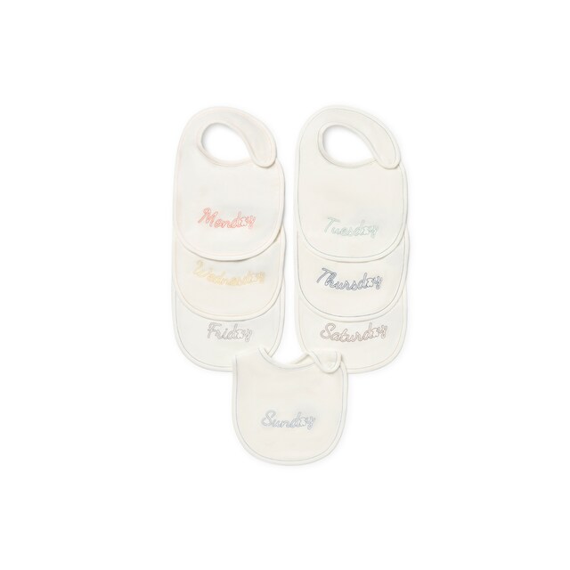 Imagem 0 de Pack de 7 Babetes Tous Baby de Algodão Bordados