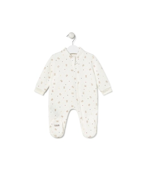 Imagem 0 de Babygrow sem Pés para Bebé Cruzado em Algodão Tundosado Canelado