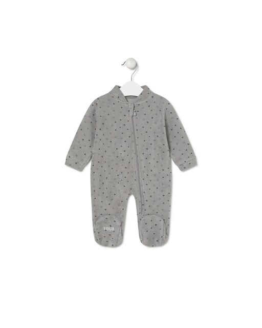 Imagem 0 de Pijama para Bebé com Fecho Zip com Ursos, Estrelas e Corações