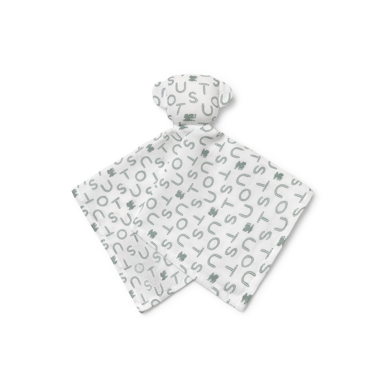 Imagem 0 de Doudou Tous Baby de Muselina Estampada com Ursos e Letras
