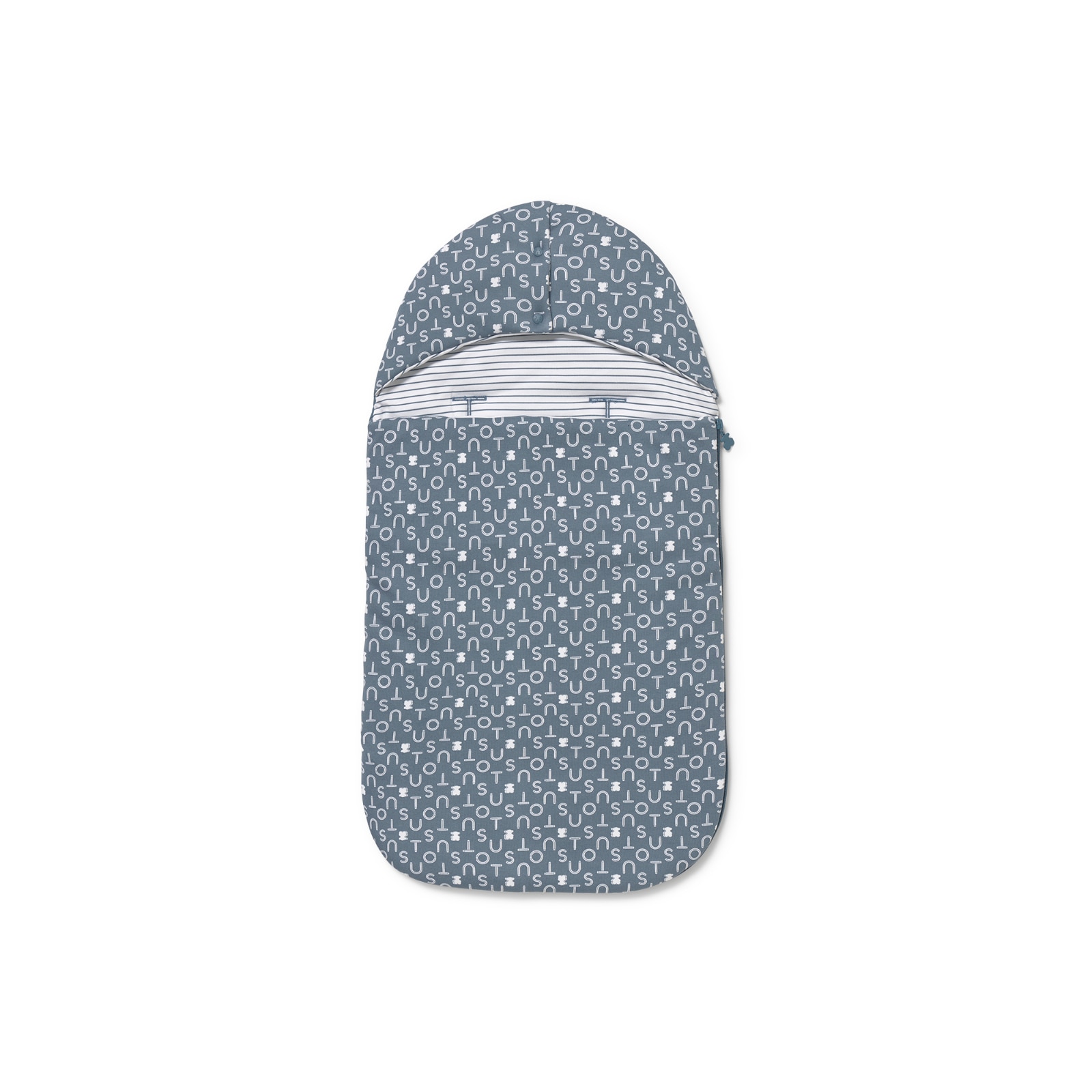 Imagem 0 de Saco Universal Tous Baby para Alcofa ou Cadeira de Passeio Estampado com Ursos e Letras