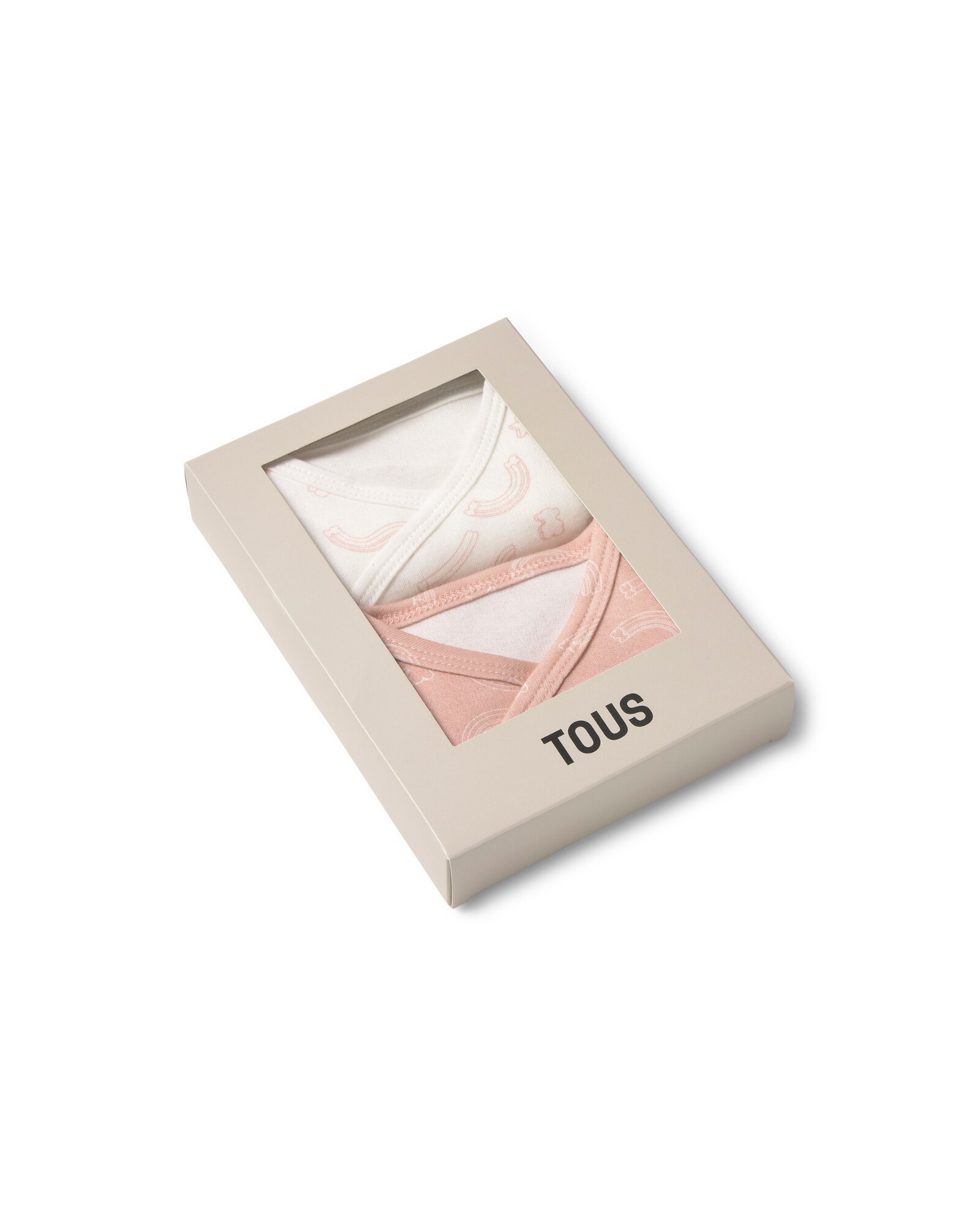 Pack de Bodies para Bebé em Algodão Estampados com Ursos e Estrelas Arco-íris Multicolor-4