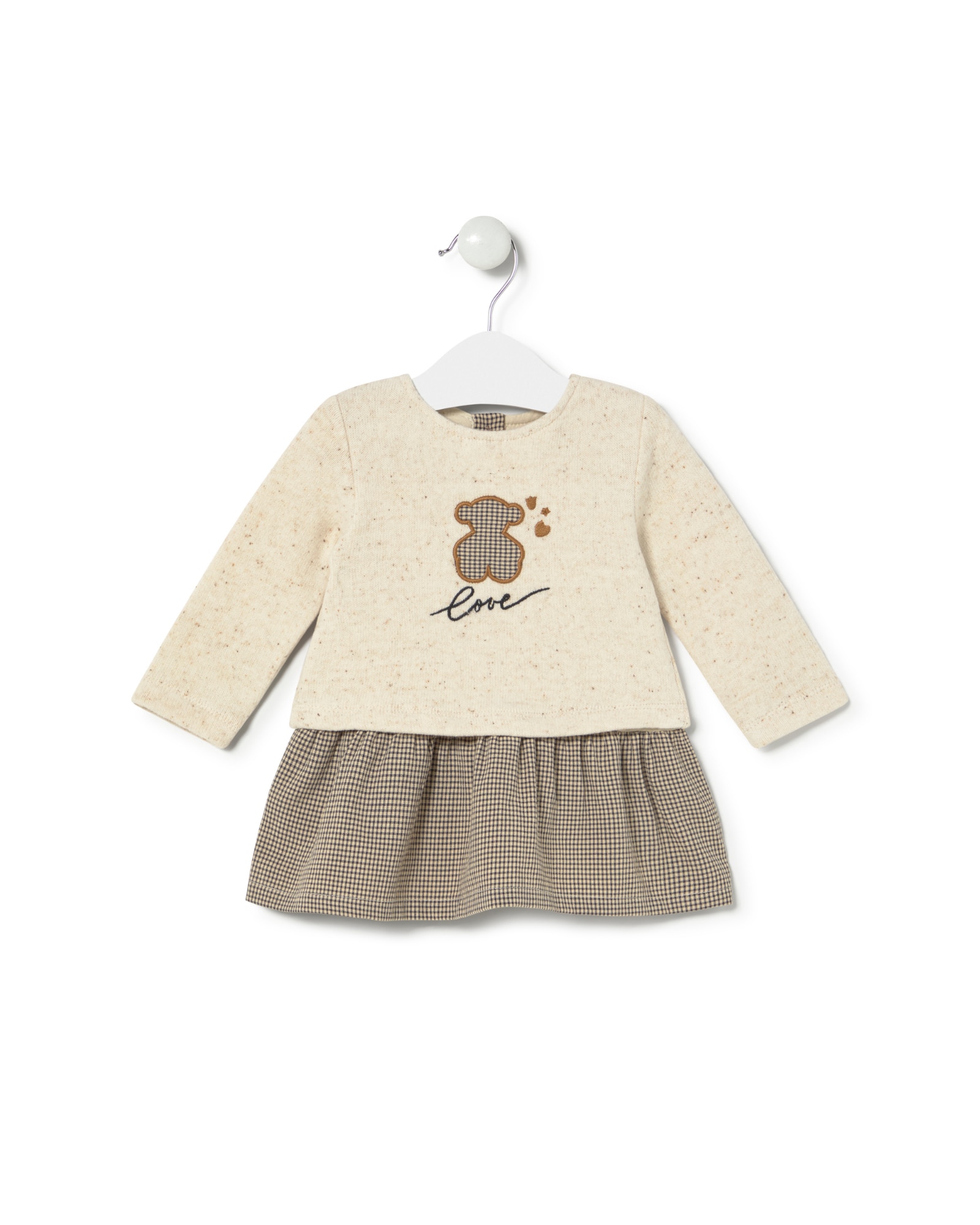 Imagem 0 de Vestido para Bebé em Malha e Quadrado Vichy