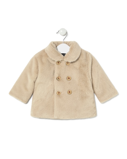 Imagem 0 de Sobretudo para Bebé de Pelo Curto com Logo Tous Bordado