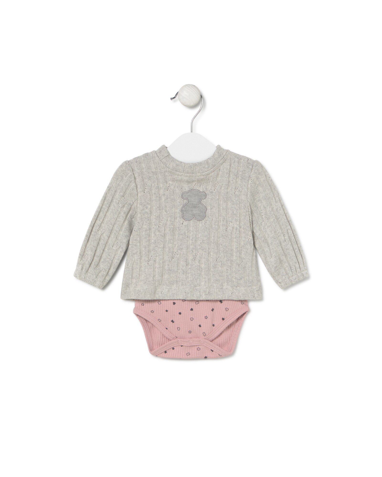 Imagem 0 de Body para Bebé com T-shirt de Malha Lisa e Estampado