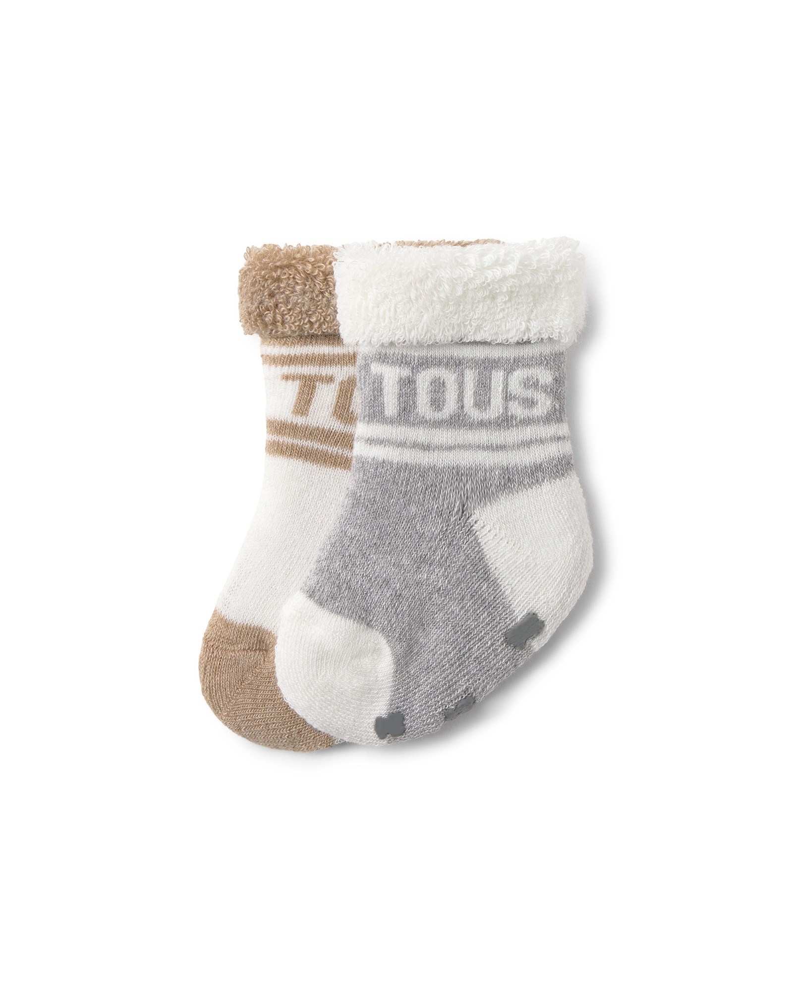 Imagem 0 de Pack de 2 Meias para Bebé com Logo Tous e Riscas