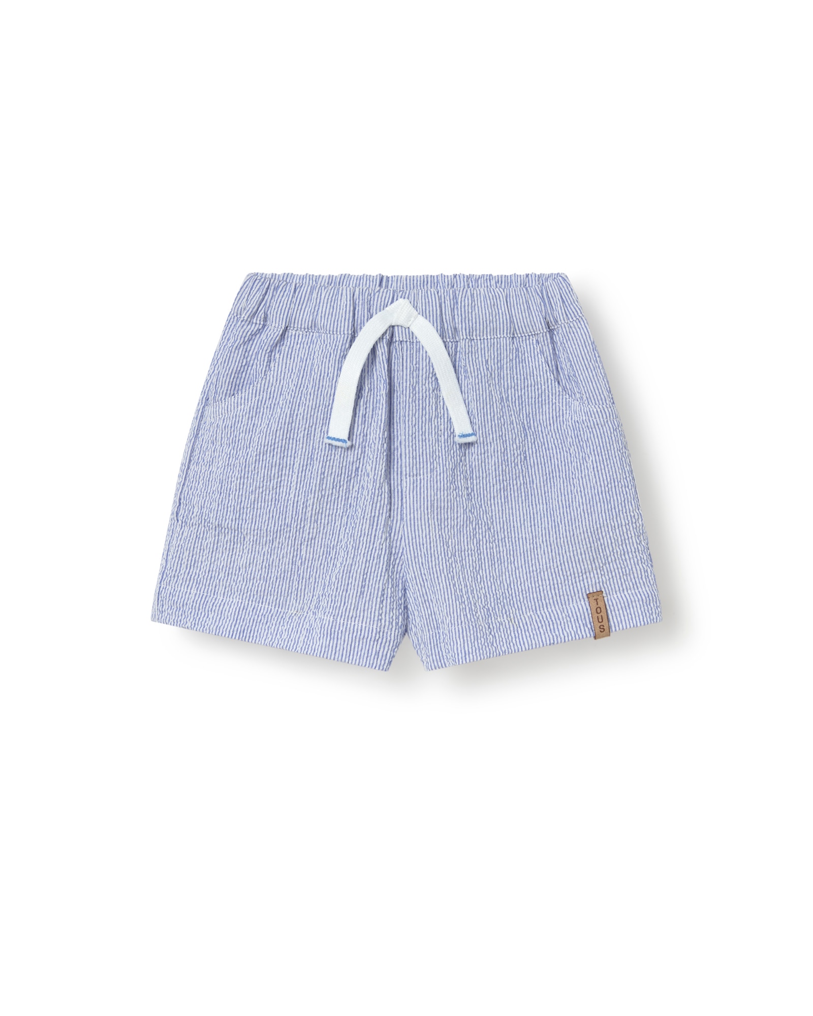 Conjunto Infantil em Algodão com Estampado Marinho e Riscas Tous Azul / Branco-3