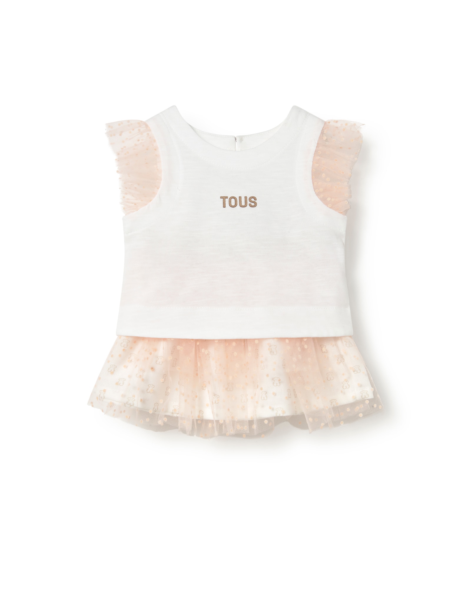 Imagem 0 de Conjunto para Bebé de T-shirt em Algodão e Saia de Tule