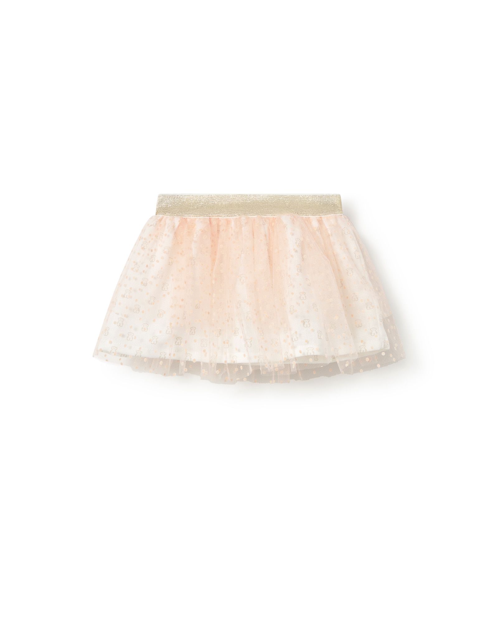 Conjunto para Bebé de T-shirt em Algodão e Saia de Tule Tous Natural-3
