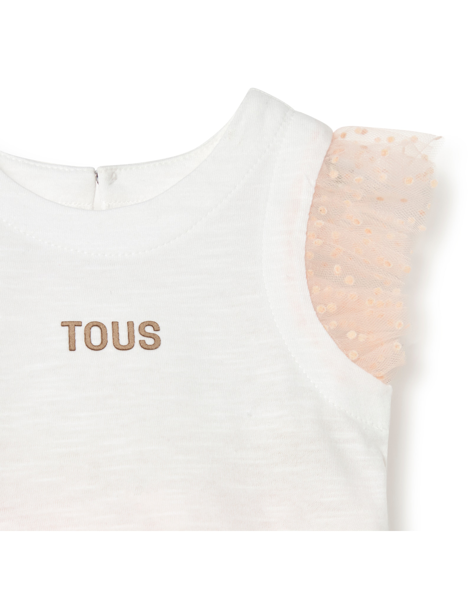 Conjunto para Bebé de T-shirt em Algodão e Saia de Tule Tous Natural-4