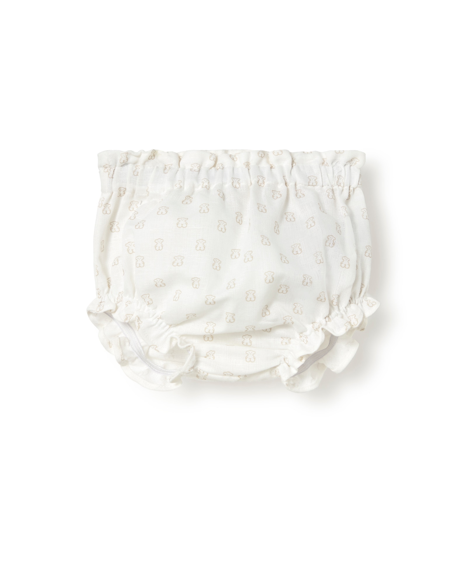 Vestido Infantil com Pequenos Ursos e Tule Tous Natural-3