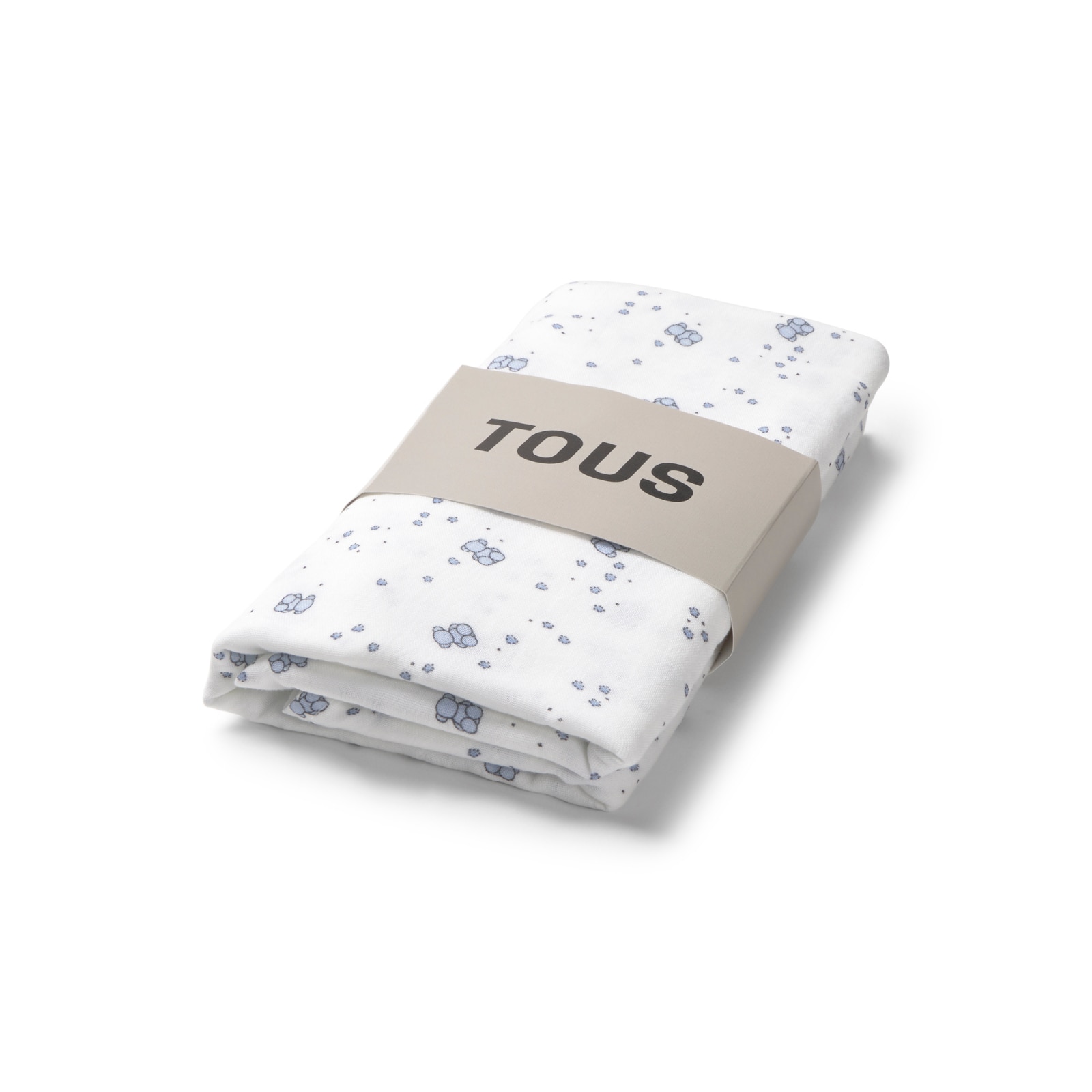 Imagem 0 de Muselina de Algodão 98x118 Cm Tous Baby com Ursos Bold Bear e Estrelas