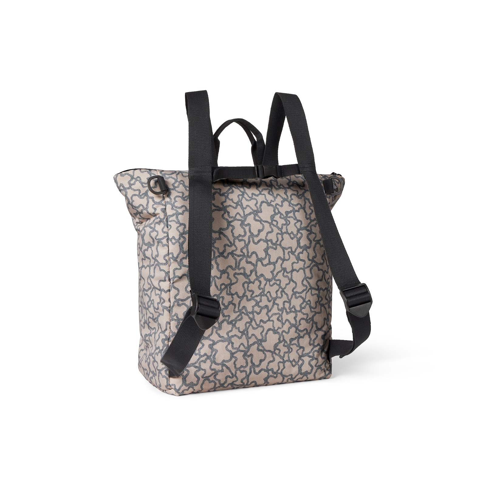 Mochila de Maternidade (37x42 Cm) com Trocador Estampada Kaos Bege-2