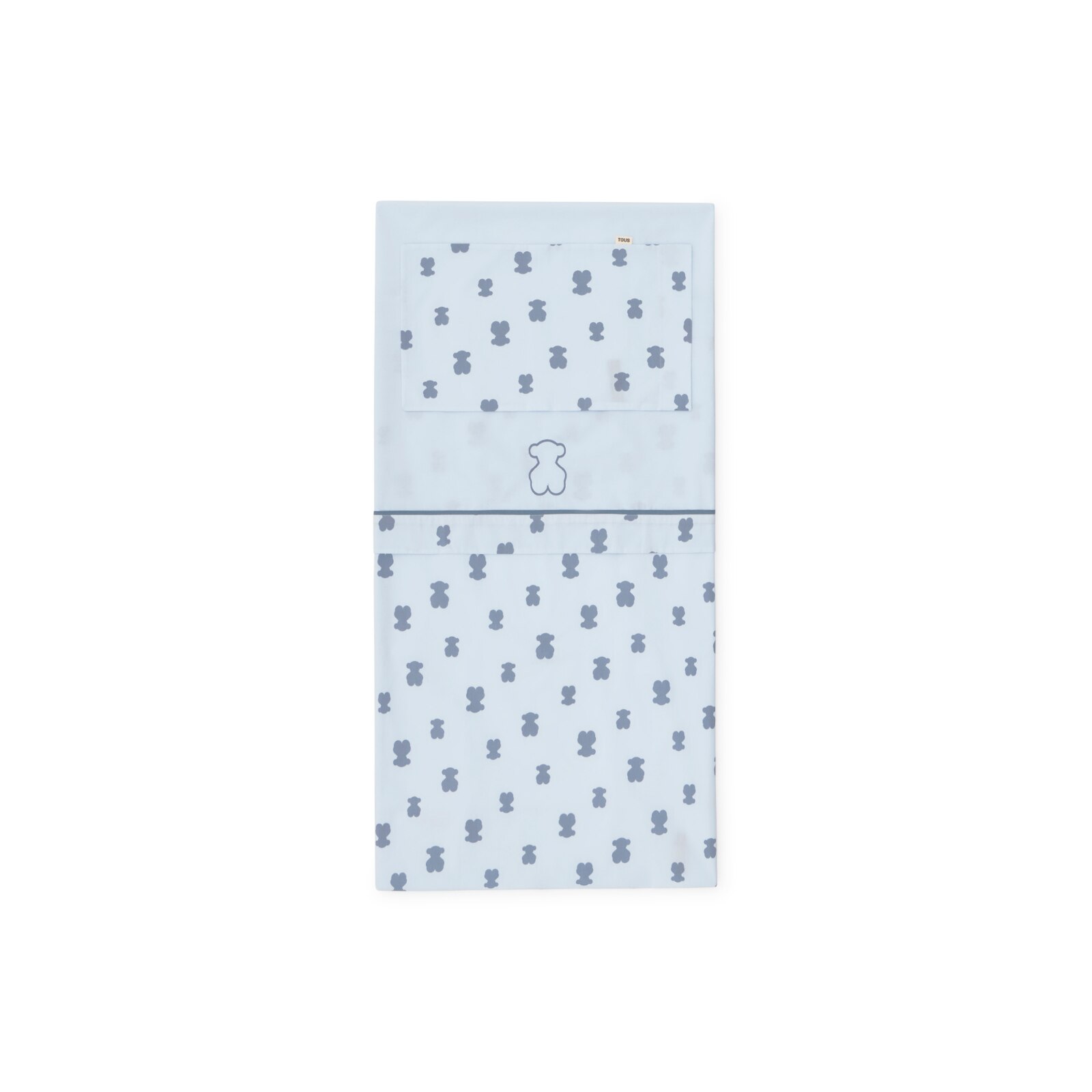 Conjunto de Lençóis para Berço (60x120 Cm) Tous Baby com Ursos Azul-claro-2