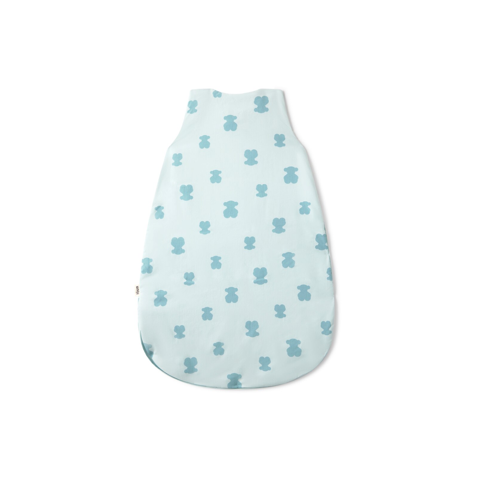 Saco de Dormir Tous Baby de Algodão Estampado com Ursos Verde Água-2
