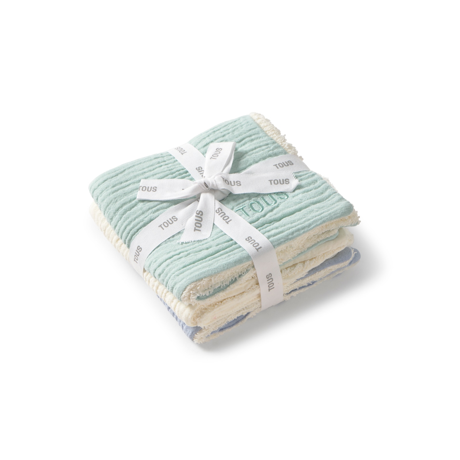 Imagem 0 de Pack de 3 Muselinas 30x30 Cm com Turco Tous Baby de Cor Lisa