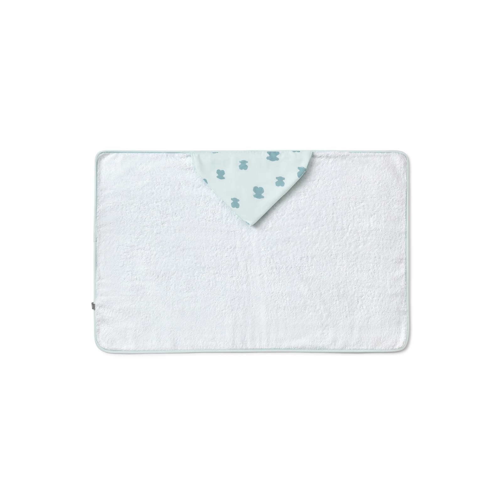 Capa de Banho 70x100cm Tous Baby em Gaze de Algodão com Ursos Verde Água-2