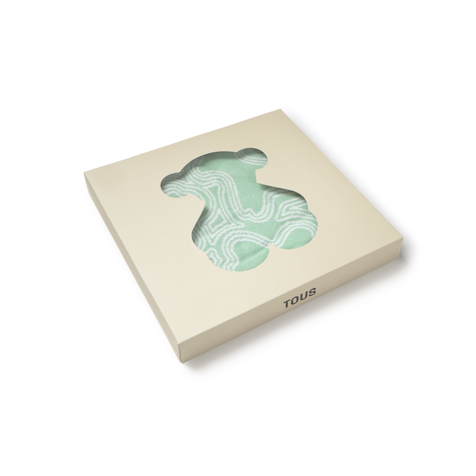Manta para Mini Berço ou Berço 78x104 Cm Tous Baby com Ursos Kaos Verde-4