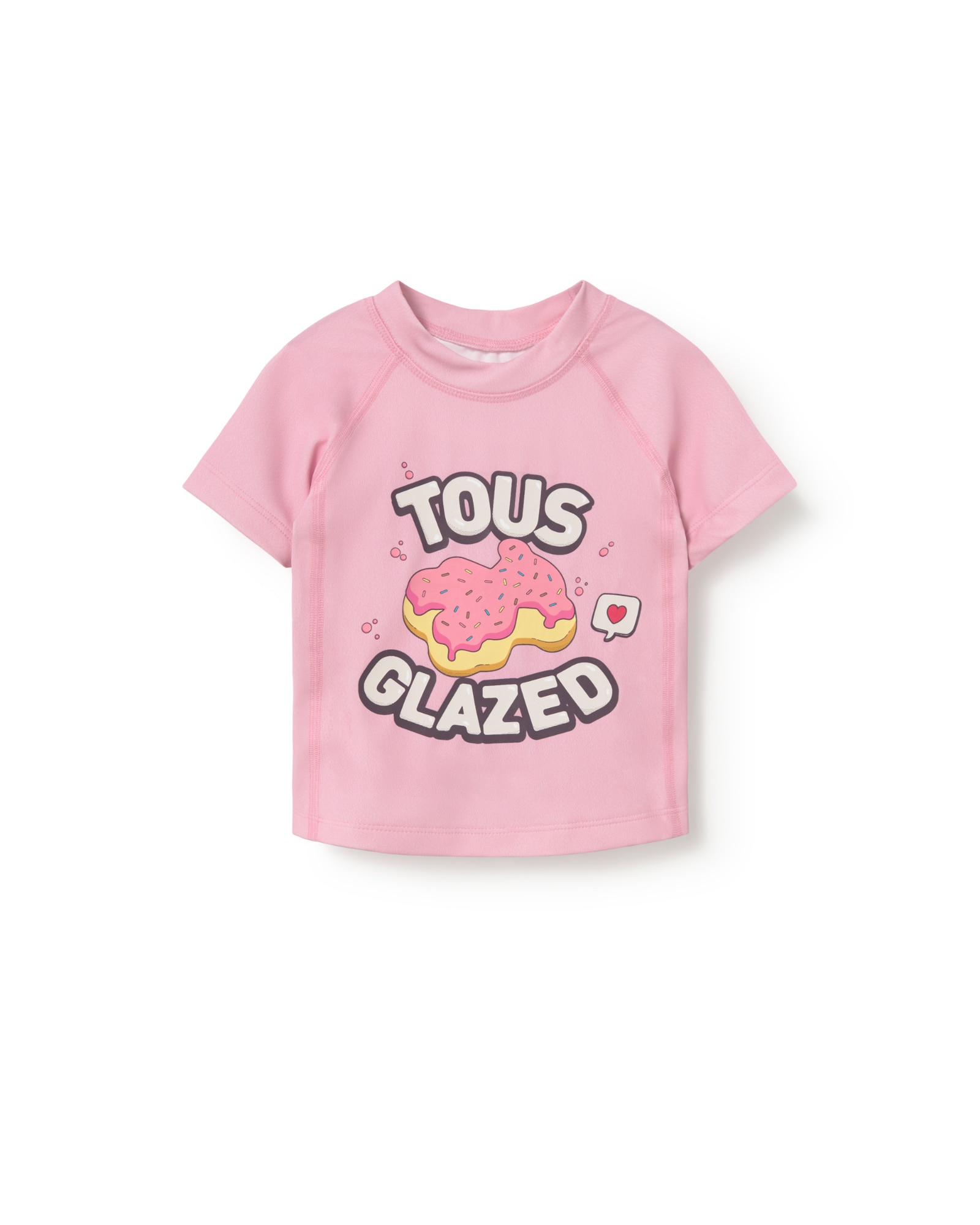 Imagem 0 de T-shirt de Banho para Bebé de Manga Renglan 3/4 "tous Urso Donut Glazed" Frontal