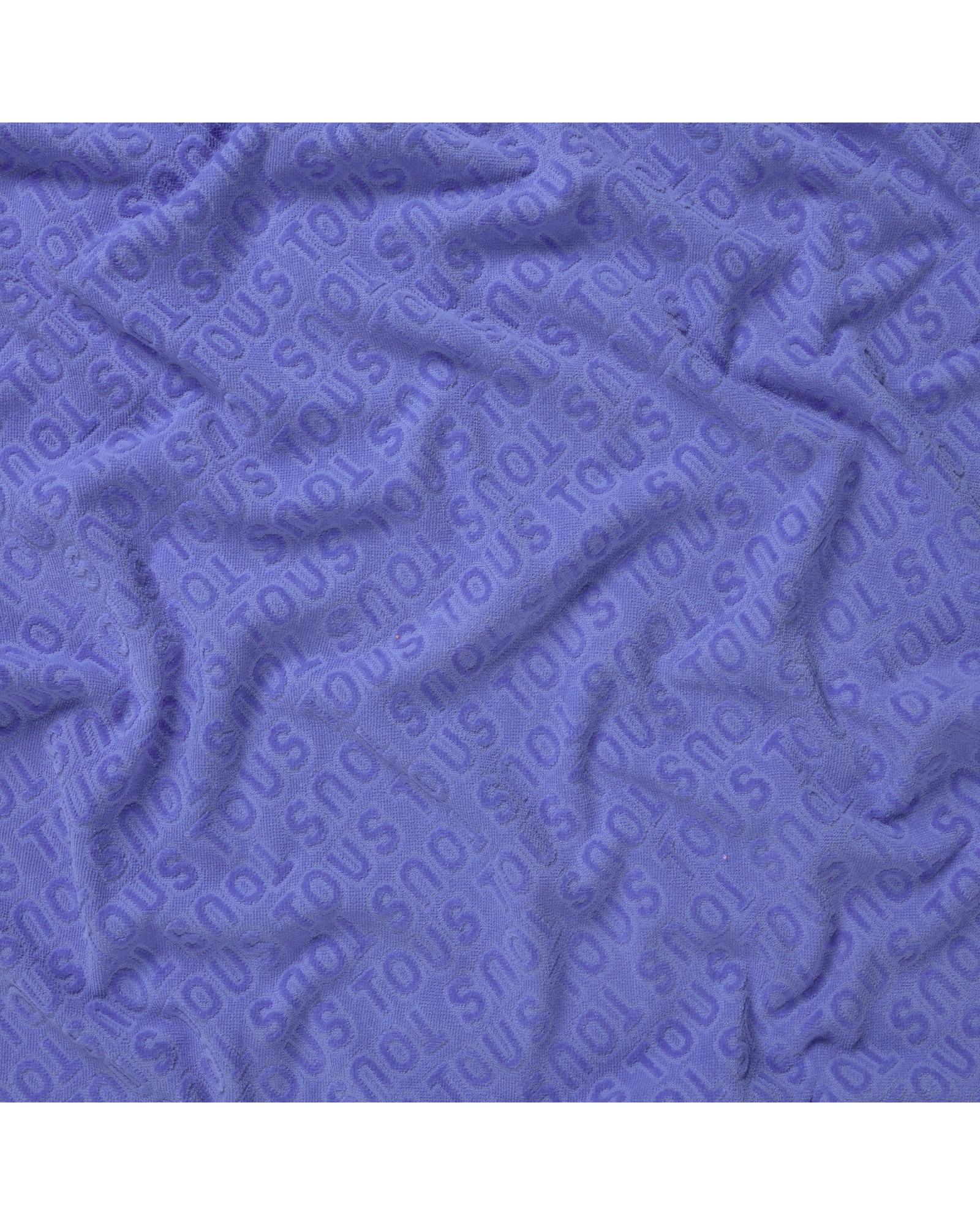 Acessório de Banho para Bebé em Algodão Jacquard com Logo Tous Azul-3